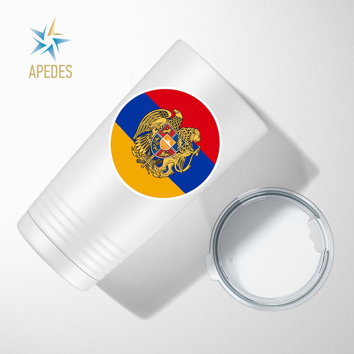 Armenia Flag Stainless Steel Tumbler 20 OZ