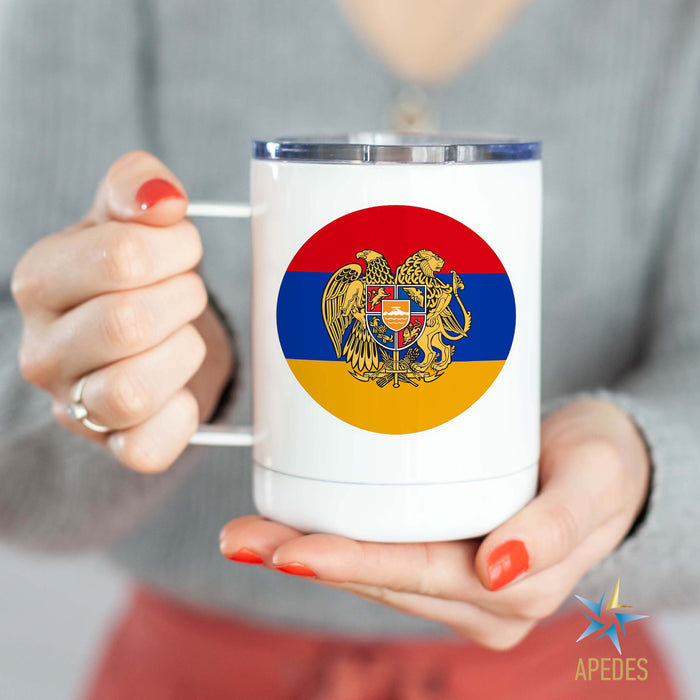 Armenia Flag Stainless Steel Travel Mug 13 OZ