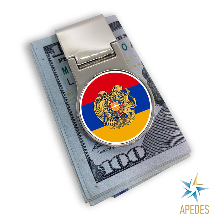 Armenia Flag Money Clip