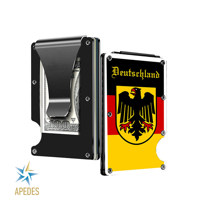Germany Stainless Steel Money Clip Wallet Credit Card Holder