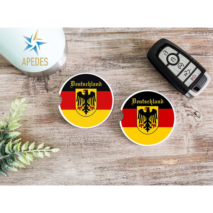 Germany Car Cup Holder Coaster (Set of 2)