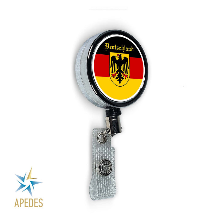 Germany Flag Badge Reel Holder