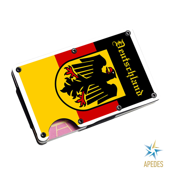 Germany Stainless Steel Money Clip Wallet Credit Card Holder