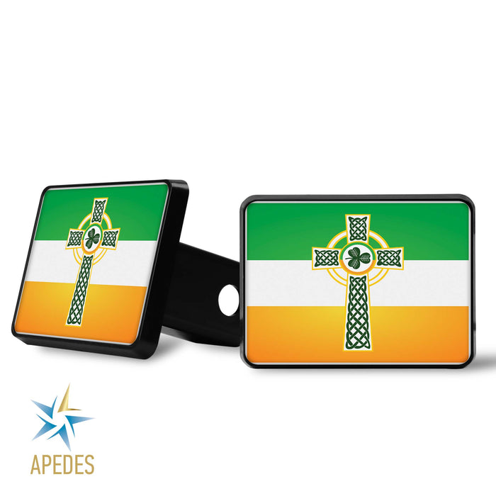 Irish Celtic Crest Ireland Flag Trailer Hitch Cover