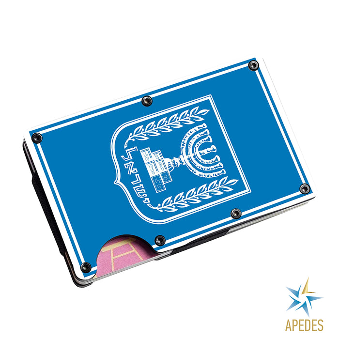 Israel Stainless Steel Money Clip Wallet Credit Card Holder
