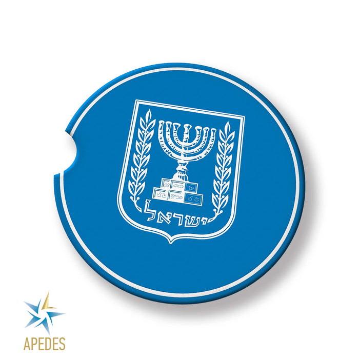 Israel Car Cup Holder Coaster (Set of 2)