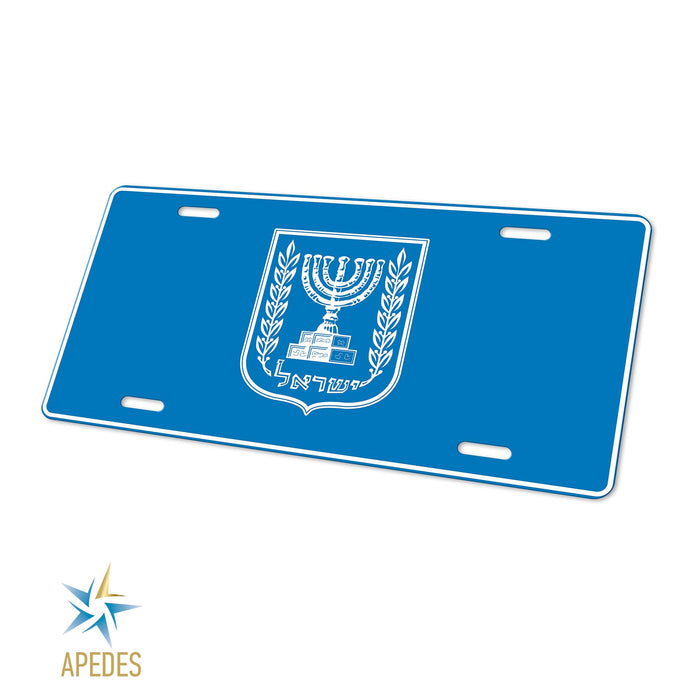 Israel Decorative License Plate