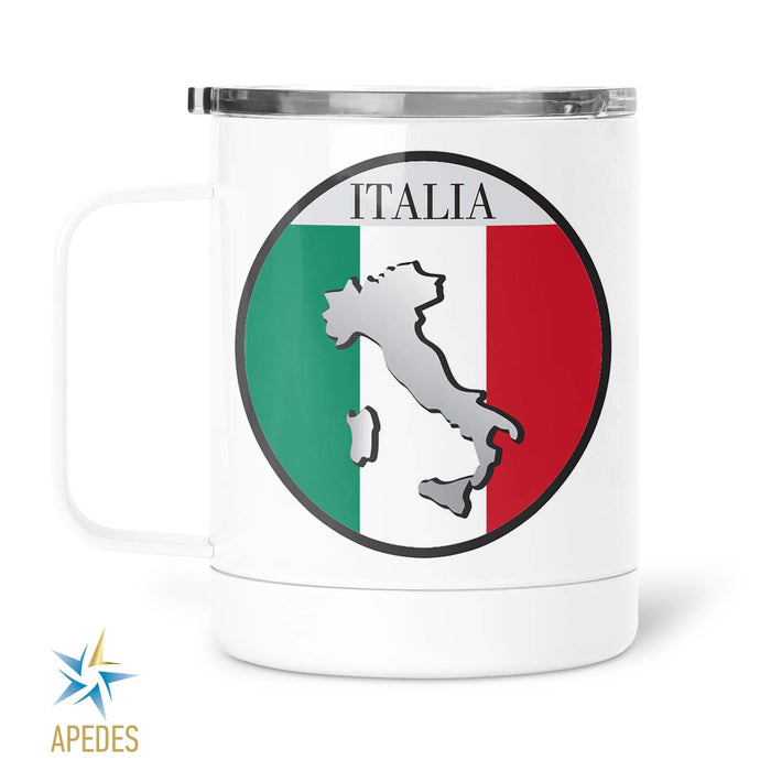 Italy Flag Stainless Steel Travel Mug 13 OZ