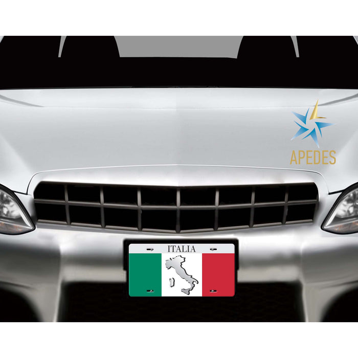 Italy Decorative License Plate