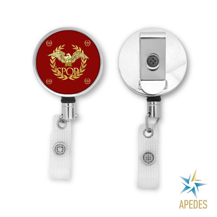 Roman Empire Badge Reel Holder