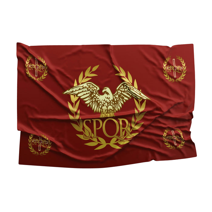 Western Roman Empire SPQR Flag Banner