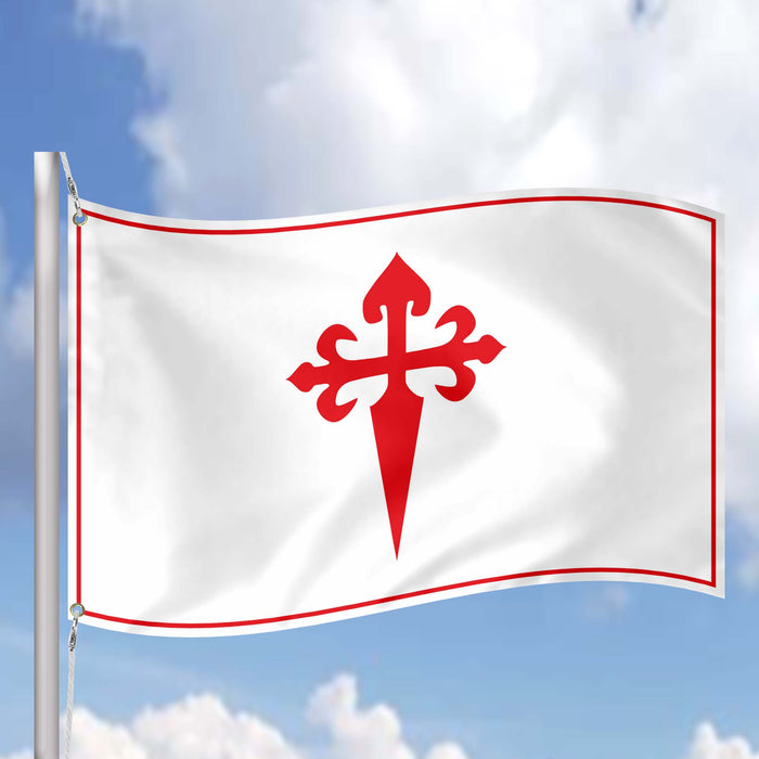 Knights Orders - Military Christian Western Europe Religious Societies Of Knights Flag Banner