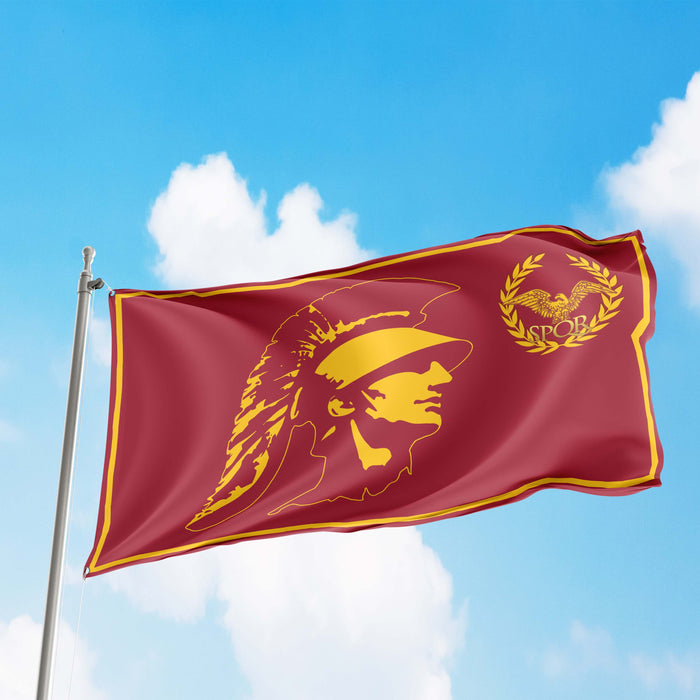 Western Roman Empire SPQR Flag Banner