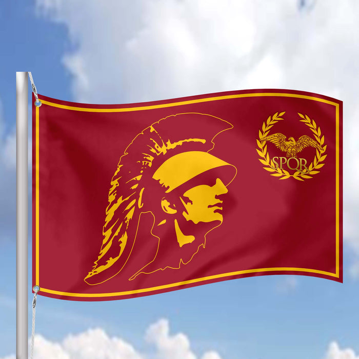 Western Roman Empire SPQR Flag Banner