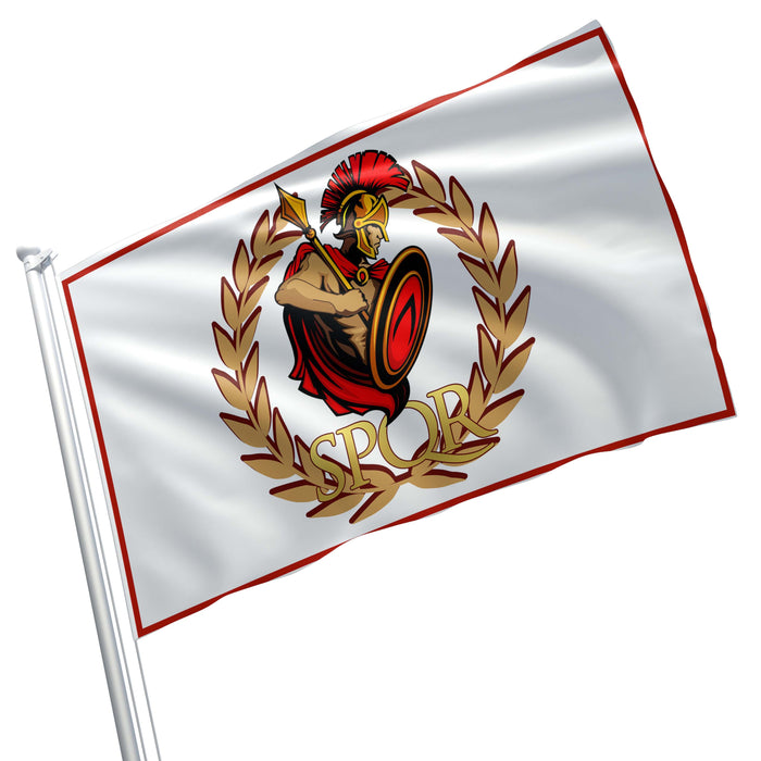 Western Roman Empire SPQR Flag Banner