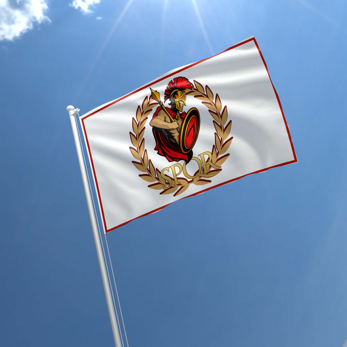 Western Roman Empire SPQR Flag Banner