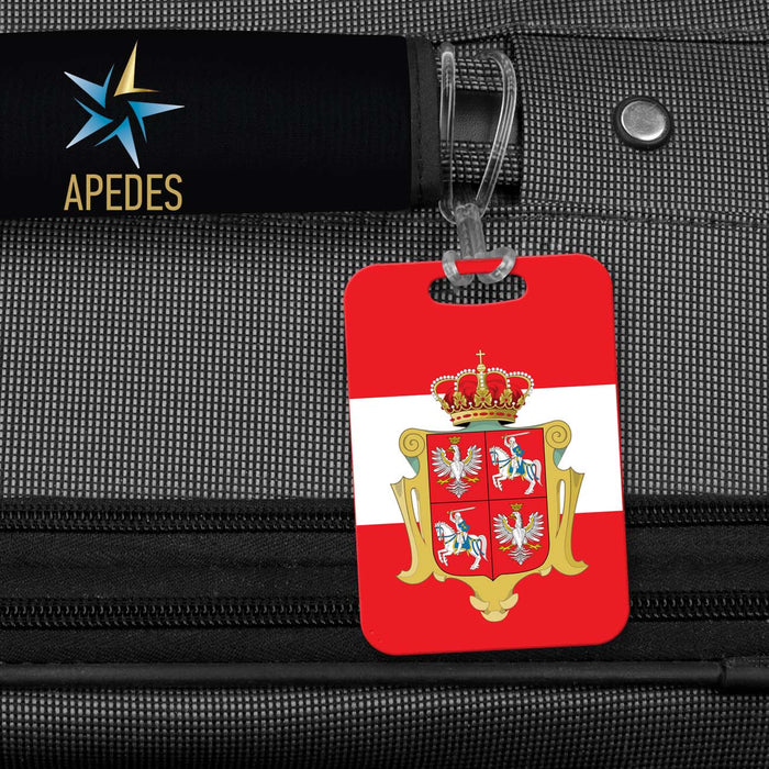 Polish - Lithuanian Commonwealth Rectangle Luggage Tag