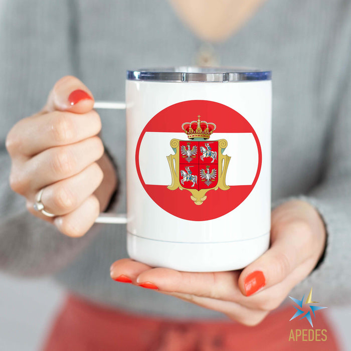 Polish - Lithuanian Commonwealth Stainless Steel Travel Mug 13 OZ