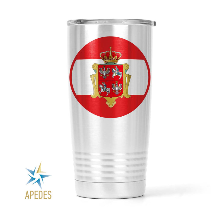 Polish - Lithuanian Commonwealth Stainless Steel Tumbler 20 OZ