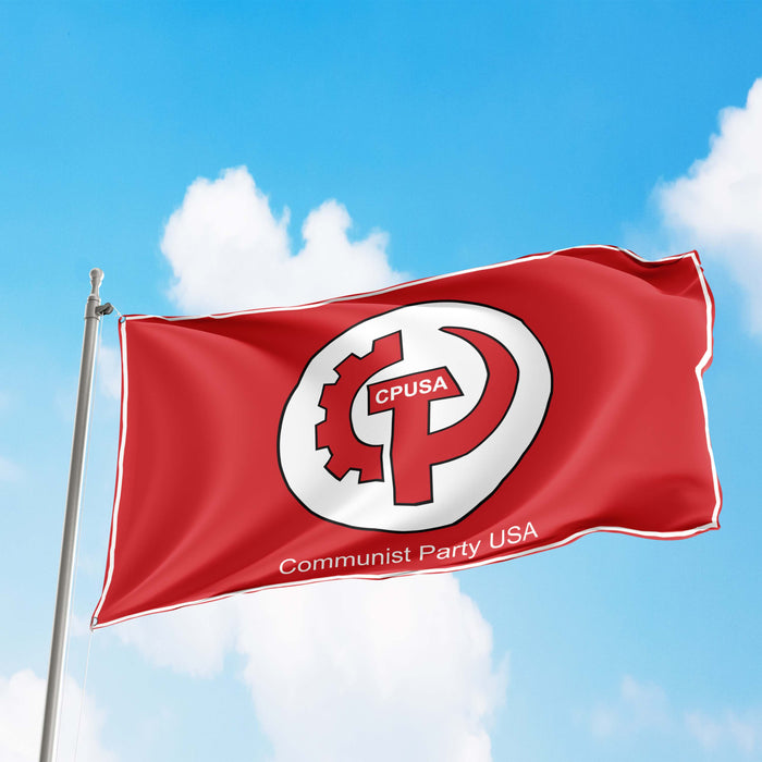 CPUSA Communist Party USA Flag Banner