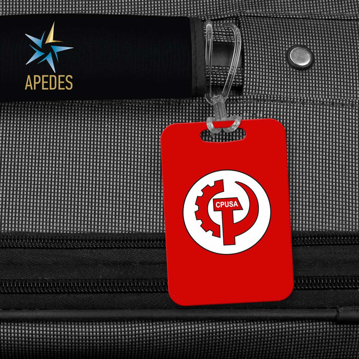 Communist Party USA CPUSA Rectangle Luggage Tag