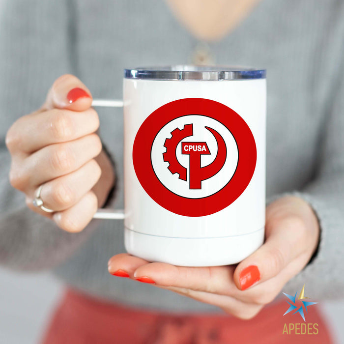 Communist Party USA CPUSA Stainless Steel Travel Mug 13 OZ
