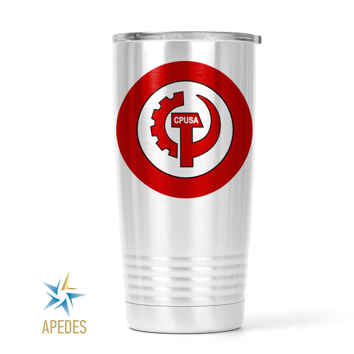 Communist Party USA CPUSA Stainless Steel Tumbler 20 OZ