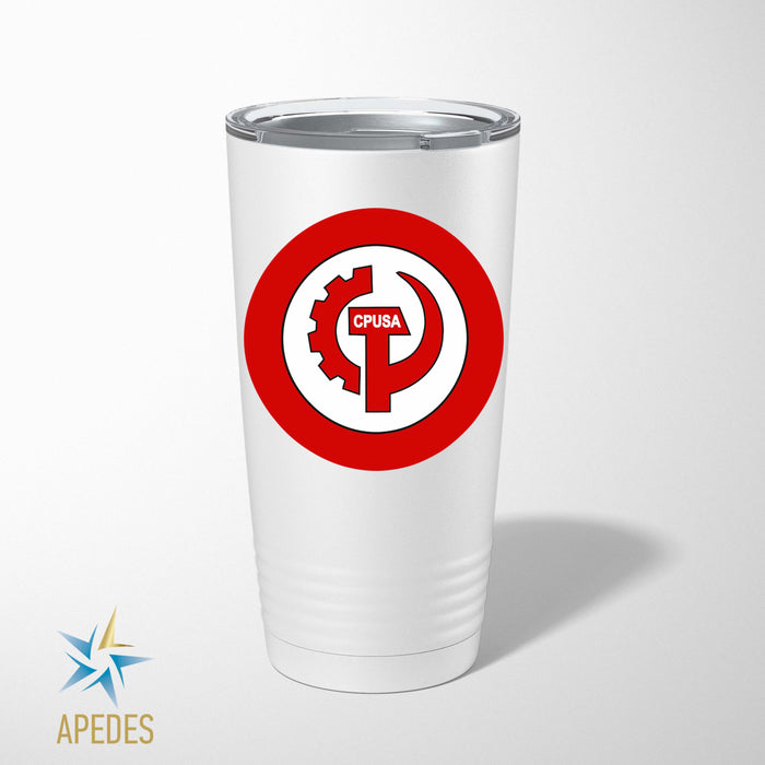 Communist Party USA CPUSA Stainless Steel Tumbler 20 OZ