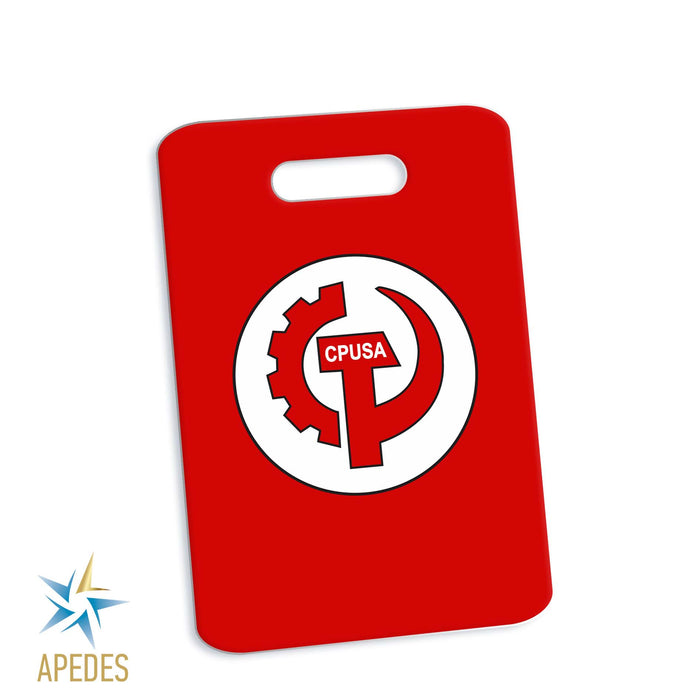 Communist Party USA CPUSA Rectangle Luggage Tag