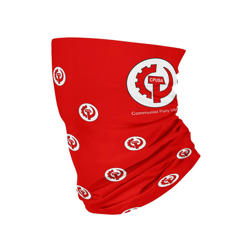 Communist Party USA CPUSA UV Protection Neck Gaiter, Headband, Scarf - Apedes Flags And Banners