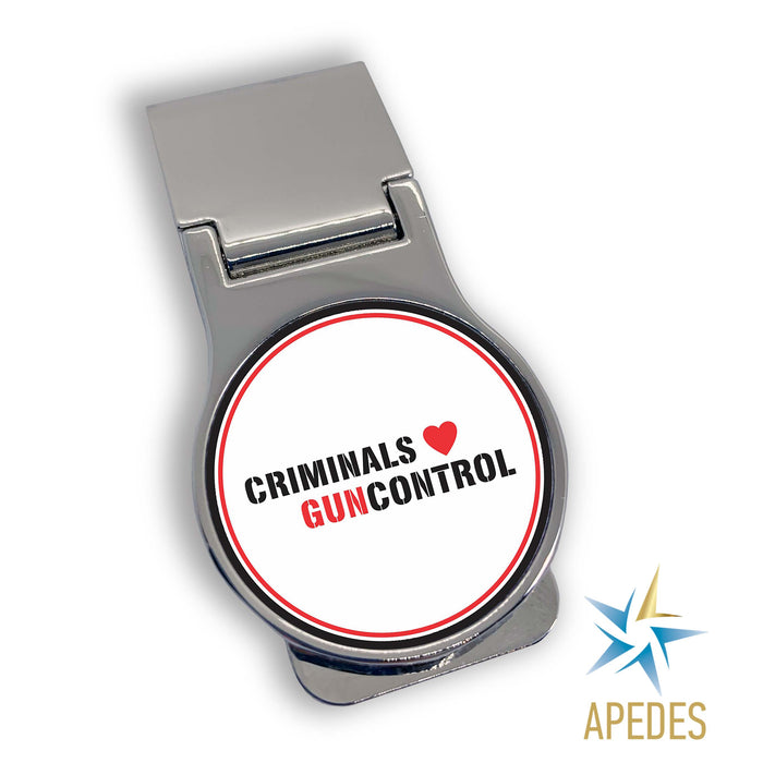 Criminals Guncontrol Money Clip