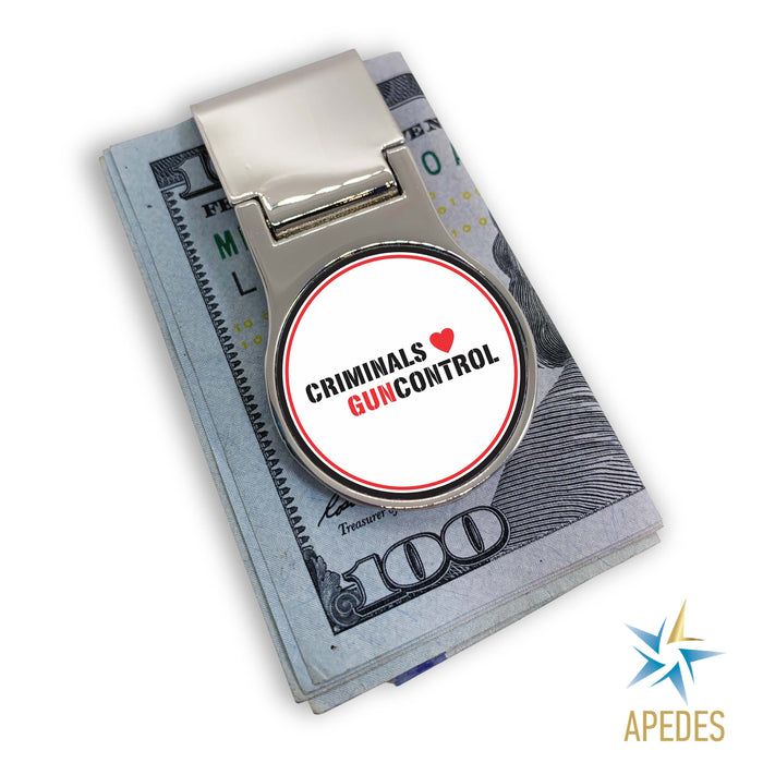 Criminals Guncontrol Money Clip