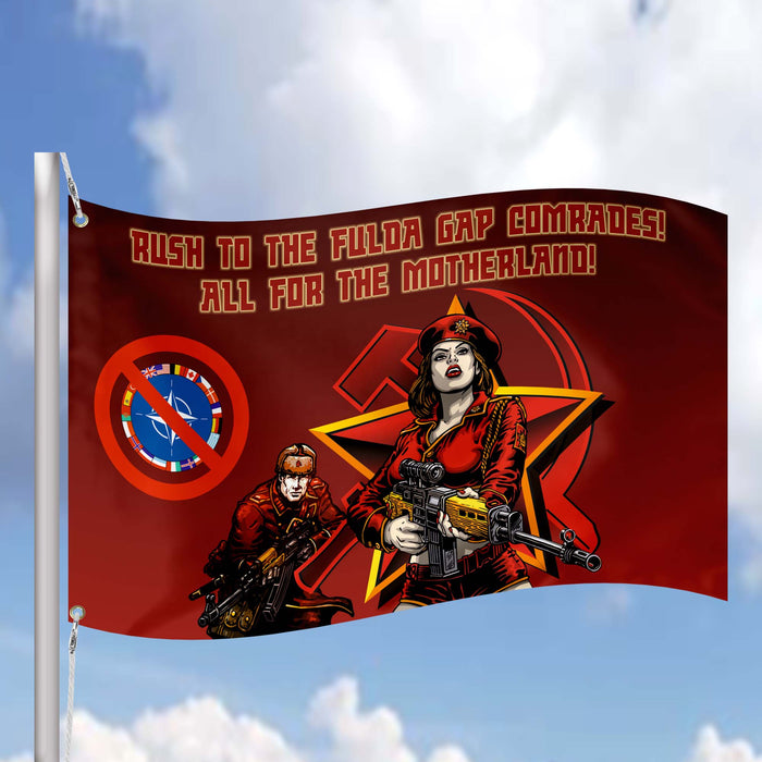 USSR Against NATO Flag Banner