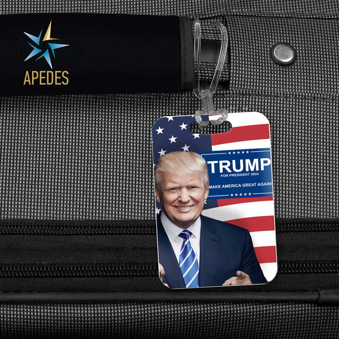 Donald Trump 2024 President Rectangle Luggage Tag