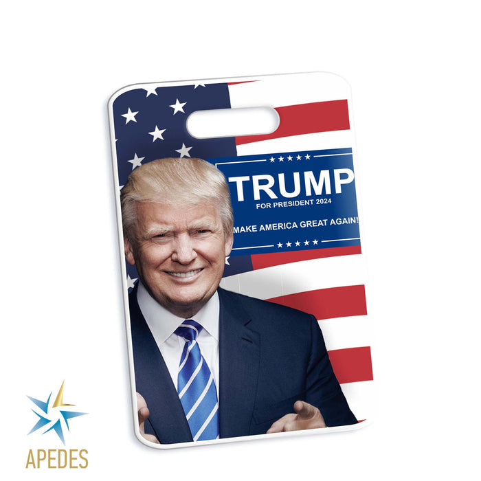 Donald Trump 2024 President Rectangle Luggage Tag