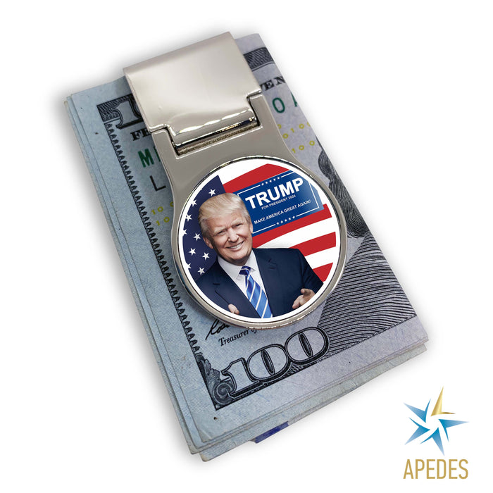 Donald Trump 2024 President USA Flag Money Clip