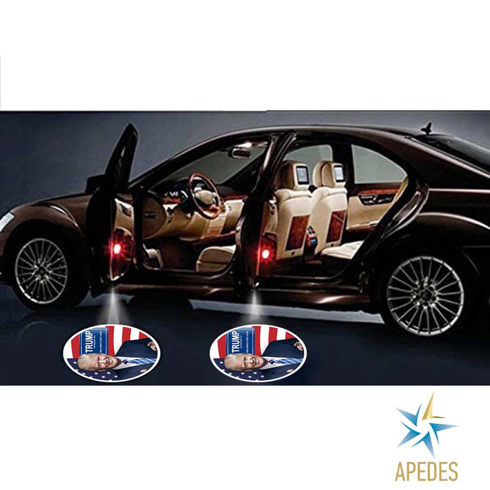 Donald Trump For President 2024 Car Door LED Projector Light (Set of 2) Wireless