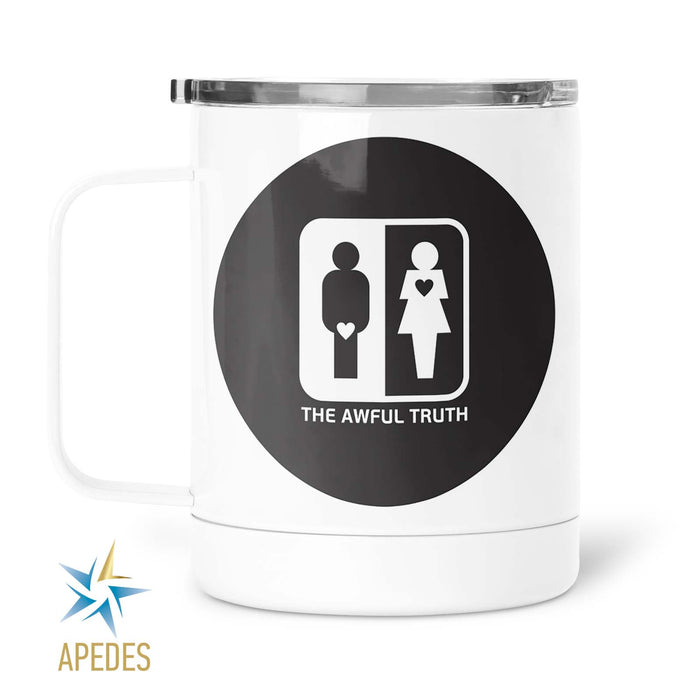 Awful Truth Men Women Heart Love Stainless Steel Travel Mug 13 OZ — Apedes  Flags And Banners