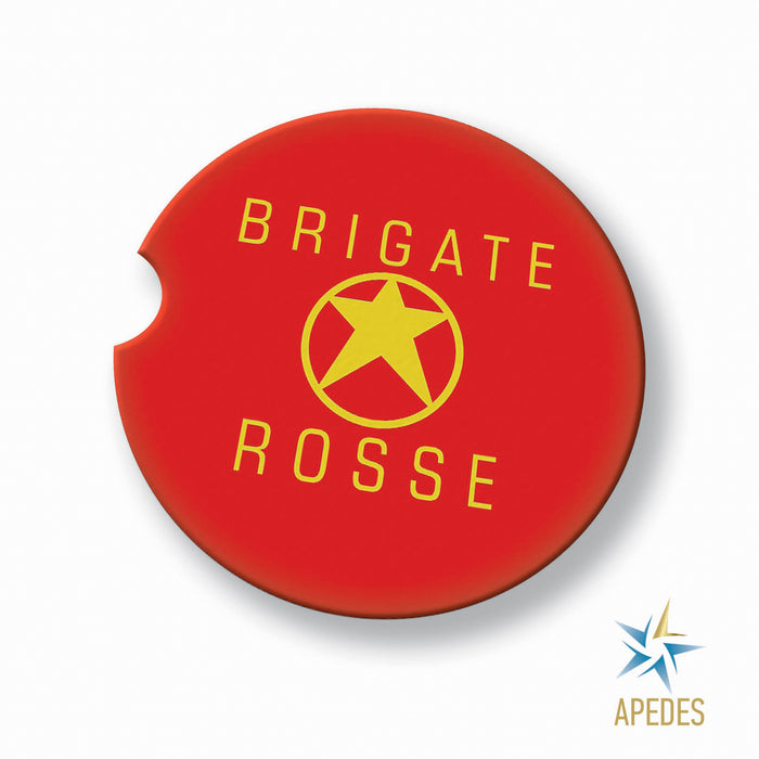 Brigate Rosse Italy Car Cup Holder Coaster (Set of 2)