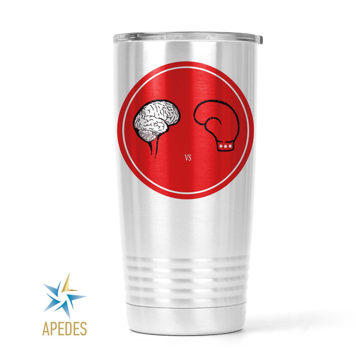 Fist Against Brain Stainless Steel Tumbler 20 OZ