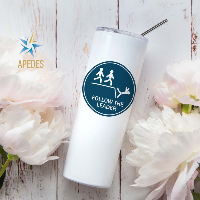 Follow The Leader Stainless Steel Skinny Tumbler 20 OZ