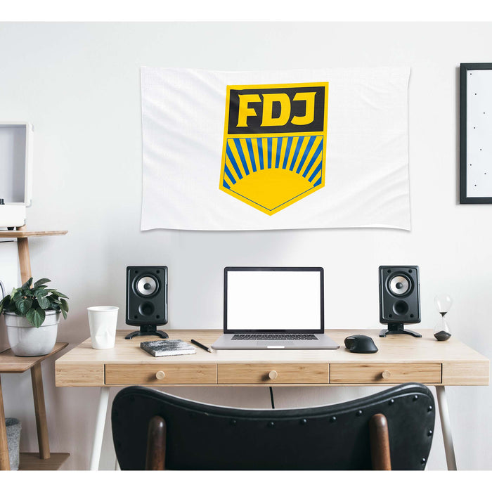 Freie Deutsche Jugend FDJ Flag Banner
