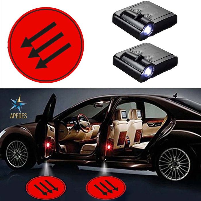 Iron Front Eiserne Front German Paramilitary Organization Car Door LED Projector Light (Set of 2) Wireless
