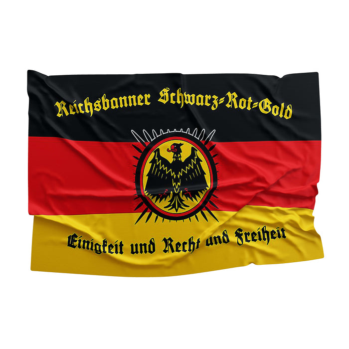 German Reichsbanner Schwarz-Rot-Gold Flag Banner