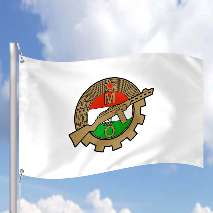 Hungary The Workers' Militia Organization Flag Banner