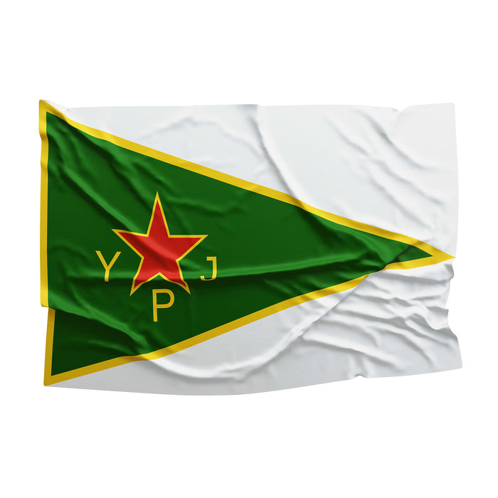 Kurdish Women's Protection Units Kurdistan Flag Banner