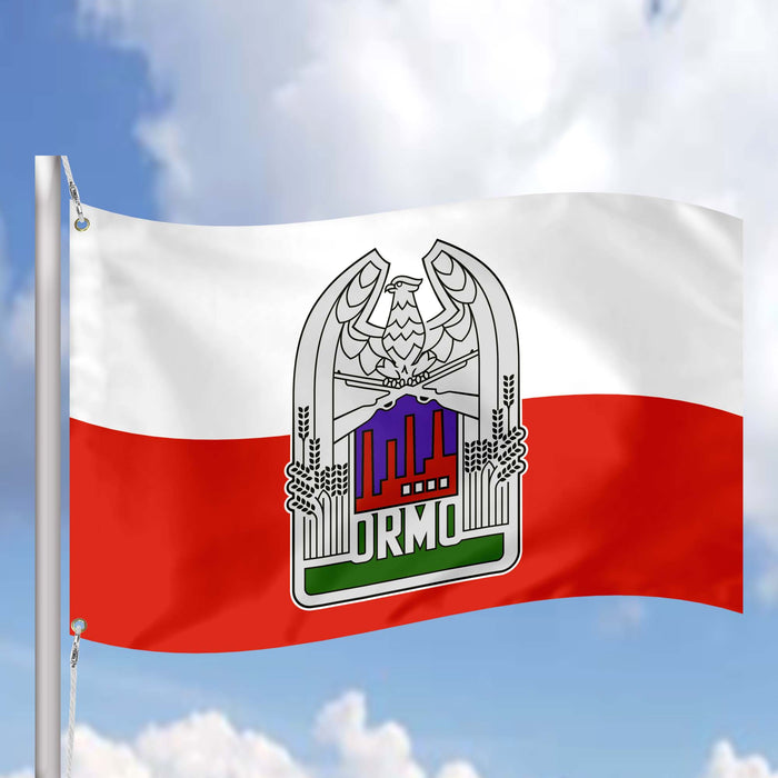 Polish Volunteer Reserve Militia Poland Flag Banner