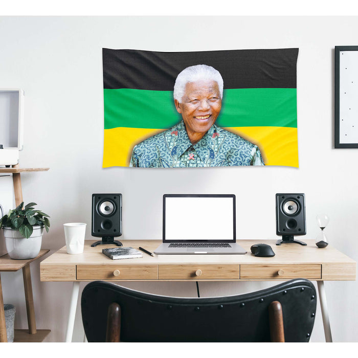 South Africa Spear of the Nation Nelson Mandela Flag Banner