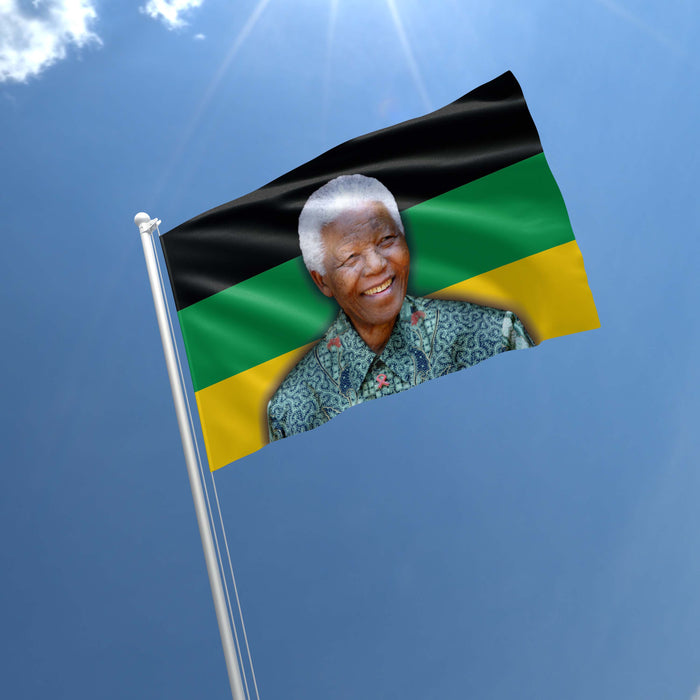 South Africa Spear of the Nation Nelson Mandela Flag Banner