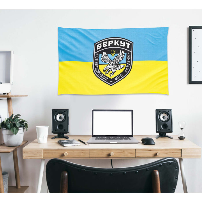 Berkut Ukraine Special Forces Flag Banner